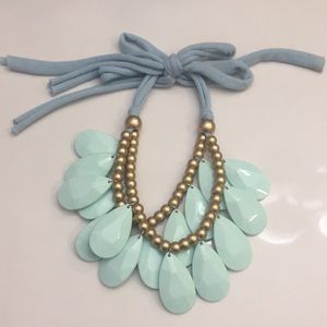J Crew Teal Statement Necklace